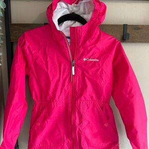 Columbia Pink Youth Raincoat Jacket